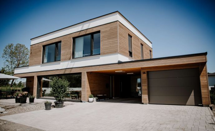 Einfamilienhaus mit Holzcharakter